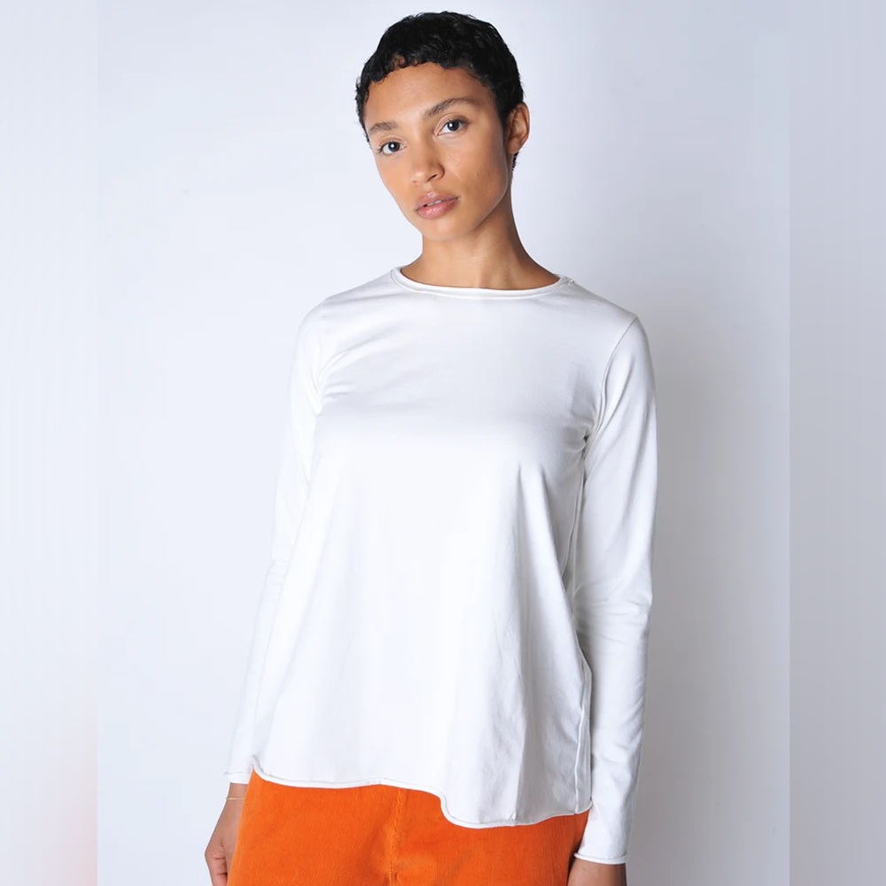 Labo.Art Women’s Winter White Maglia Jersey Top Size 1 (US Small) EUC